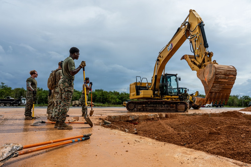 CAF, US Joint Forces conduct airfield damage repair for VS26