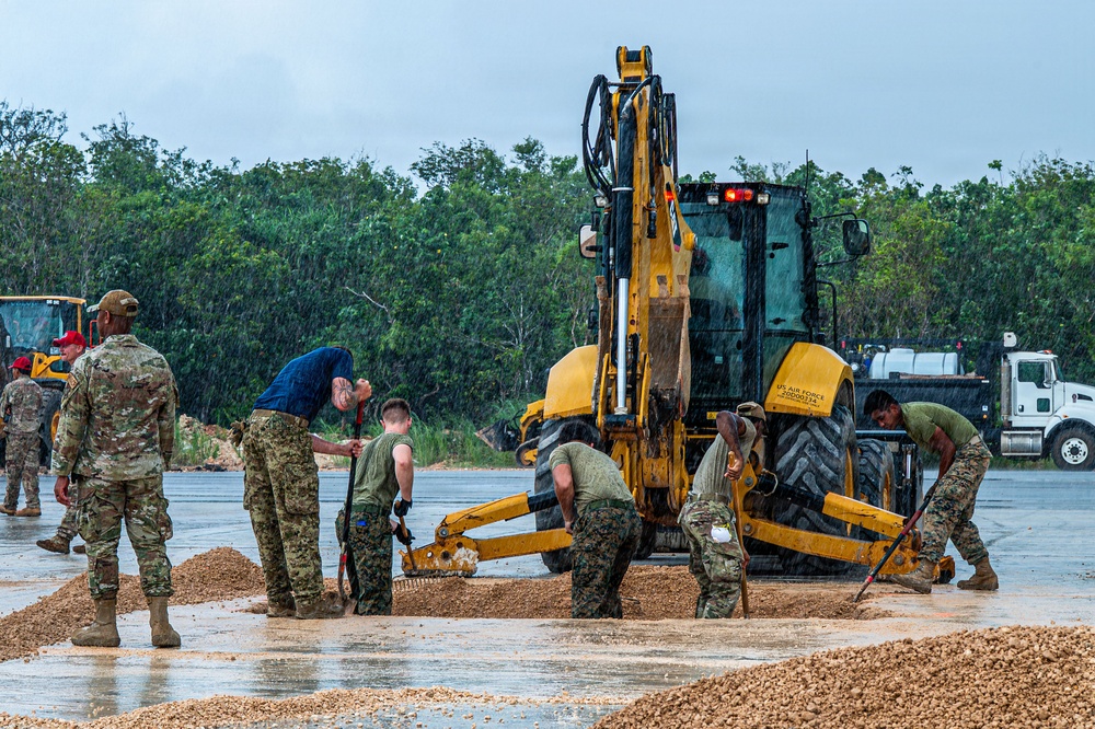 CAF, US Joint Forces conduct airfield damage repair for VS26
