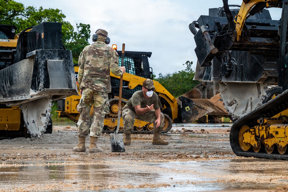 CAF, US Joint Forces conduct airfield damage repair for VS26