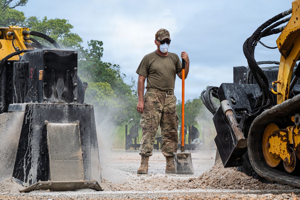 CAF, US Joint Forces conduct airfield damage repair for VS26