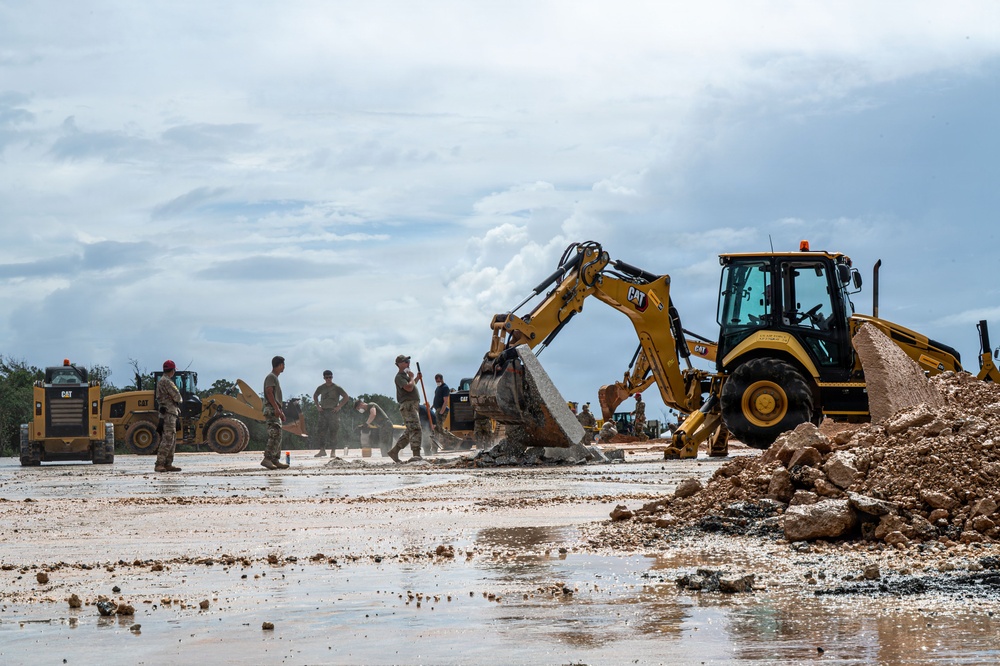 CAF, US Joint Forces conduct airfield damage repair for VS26