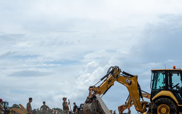 CAF, US Joint Forces conduct airfield damage repair for VS26