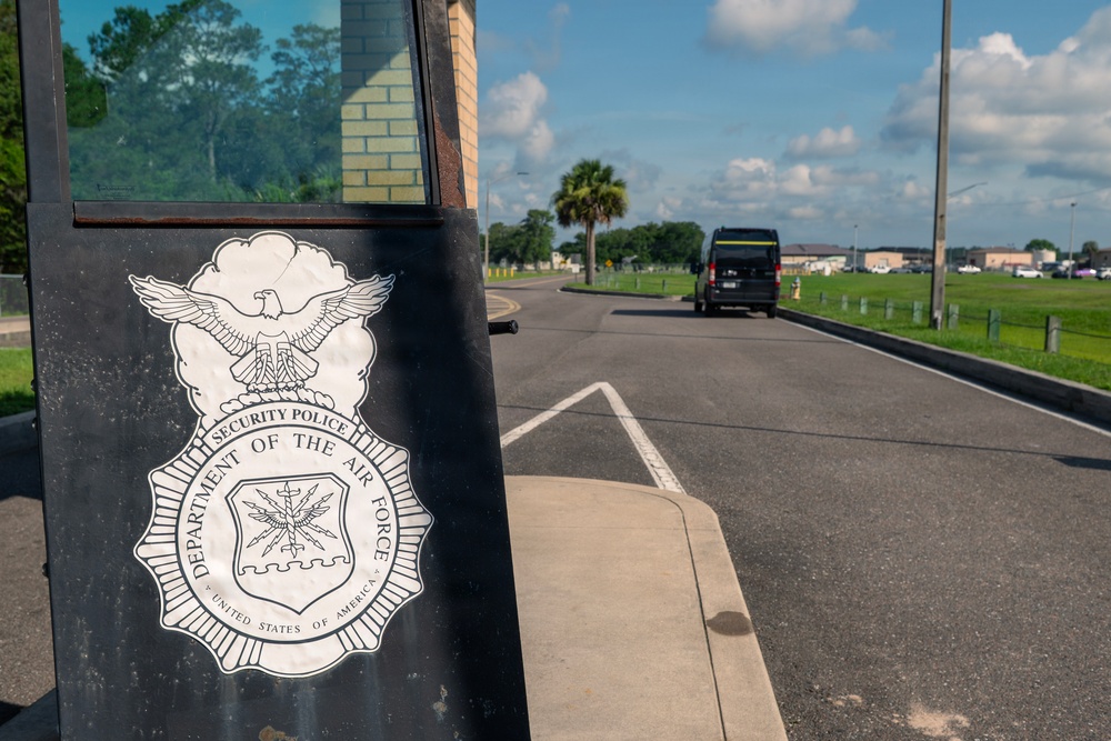 125th Fighter Wing entry gate operations