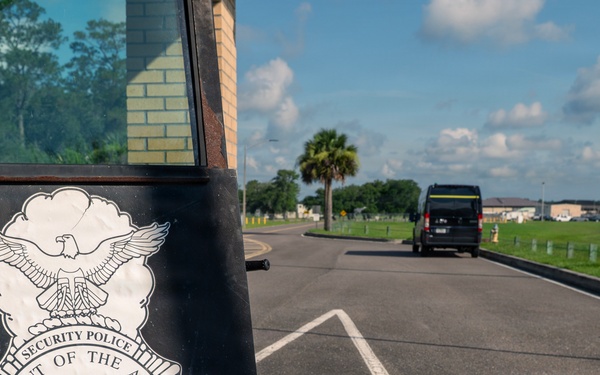 125th Fighter Wing entry gate operations