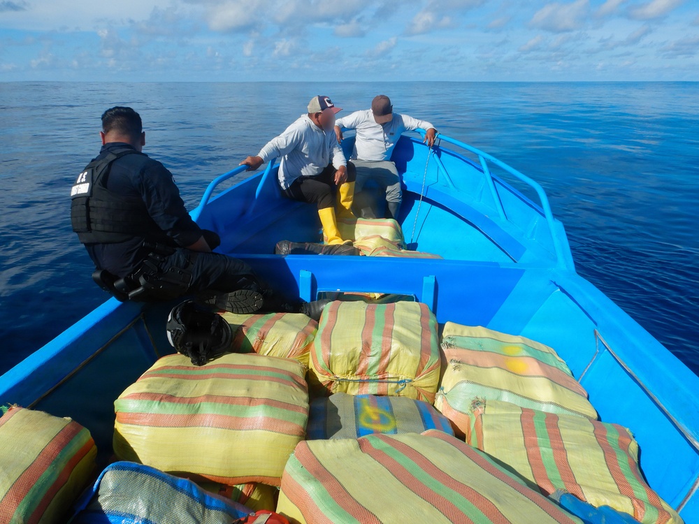 Coast Guard Cutter Bear interdicts narcotics smuggling in Eastern Pacific Ocean