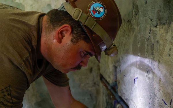 Pacific Partnership 2026 Engineering Team Conduct Renovations at Le Ninh Medical Center in Quang Tri, Vietnam