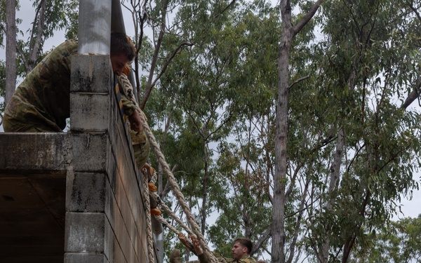 MRF-D Marines, Sailors, ADF soldiers hold Navy Corpsman Birthday obstacle course, cake-cutting ceremony