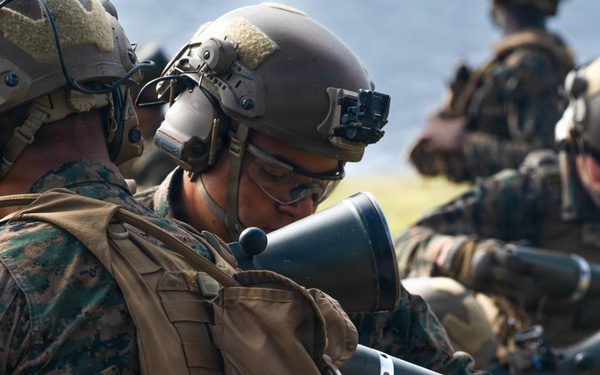 U.S. Marines conduct MAAWS live-fire range