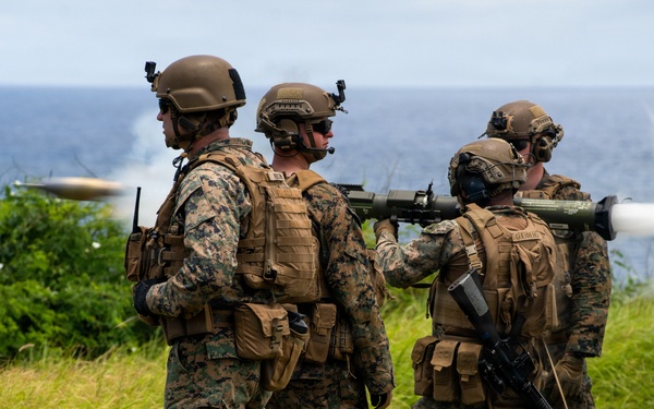 U.S. Marines conduct MAAWS live-fire range