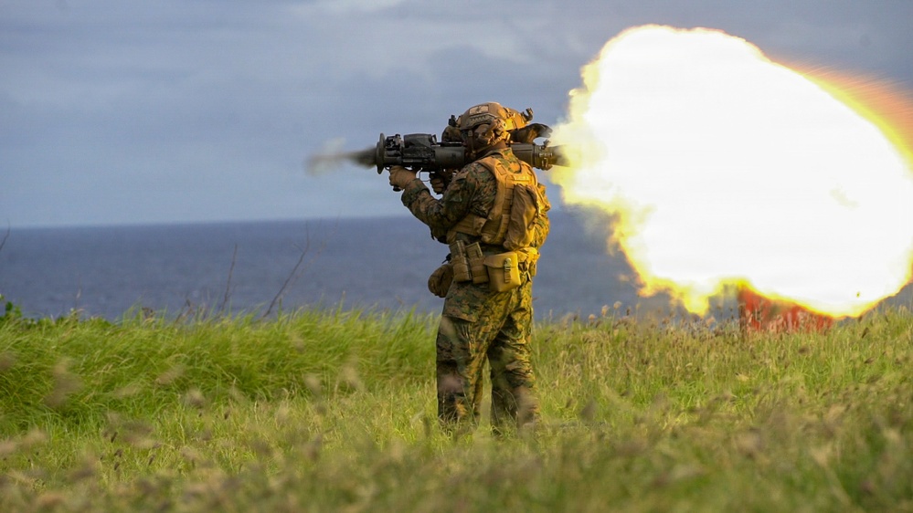 U.S. Marines conduct MAAWS live-fire range
