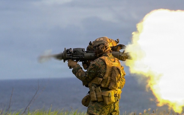 U.S. Marines conduct MAAWS live-fire range