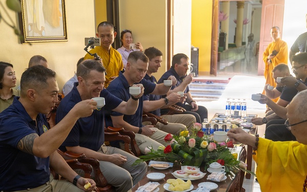 Pacific Partnership 2026 visits Chùa Đại Giác Buddhist temple in Quang Tri, Vietnam
