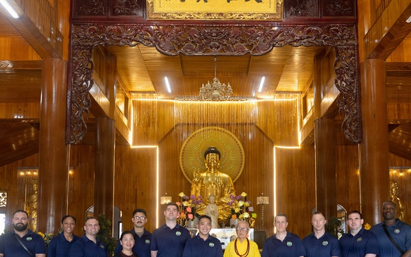 Pacific Partnership 2026 visits Chùa Đại Giác Buddhist temple in Quang Tri, Vietnam