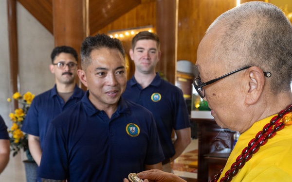 Pacific Partnership 2026 visits Chùa Đại Giác Buddhist temple in Quang Tri, Vietnam