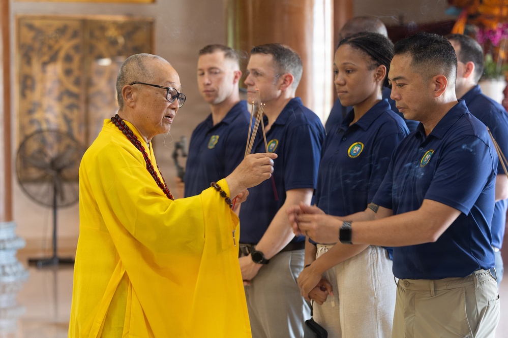 Pacific Partnership 2026 visits Chùa Đại Giác Buddhist temple in Quang Tri, Vietnam