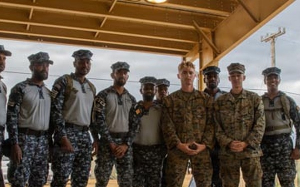 U.S. Marines and Sri Lankan Marines build partnerships during Exercise Rim of the Pacific 26