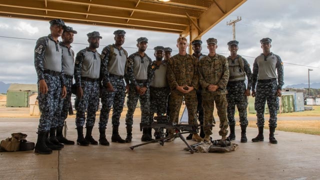 U.S. Marines and Sri Lankan Marines build partnerships during Exercise Rim of the Pacific 26