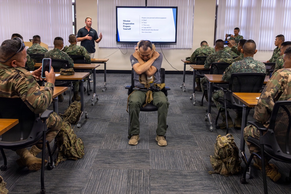 Philippine and Royal Tongan Marines Conduct Shallow Water Egress Training