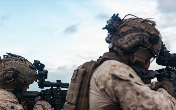 11th MEU Marines Conduct Marksmanship Training Aboard USS Portland