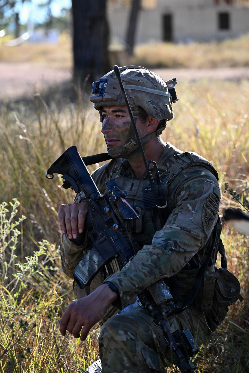 Southern Jackaroo 26: U.S. Army Soldier Observes Mortar Test