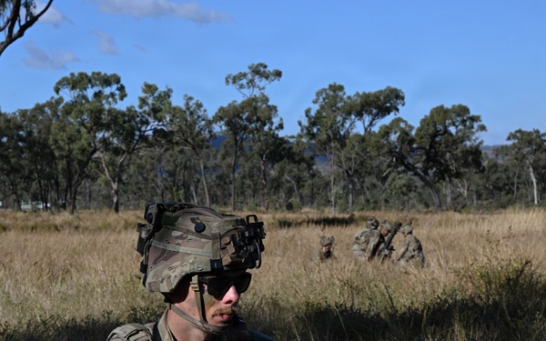 Southern Jackaroo 26: U.S. Army Soldier During Mortar Drills