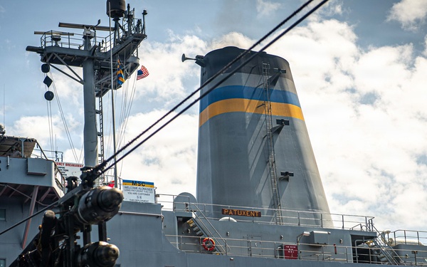 USS Gridley Conducts Refueling-At-Sea