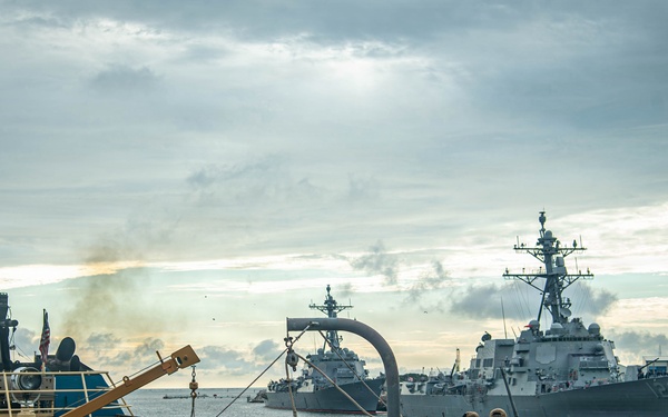 USS Gridley Pulls Into Mayport, Florida