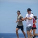 USS Nimitz conducts 5k Flight Deck Run during Tiger Cruise