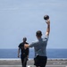 USS Nimitz conducts 5k Flight Deck Run during Tiger Cruise