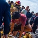USS Nimitz Conducts General Quarters Drill during Tiger Cruise