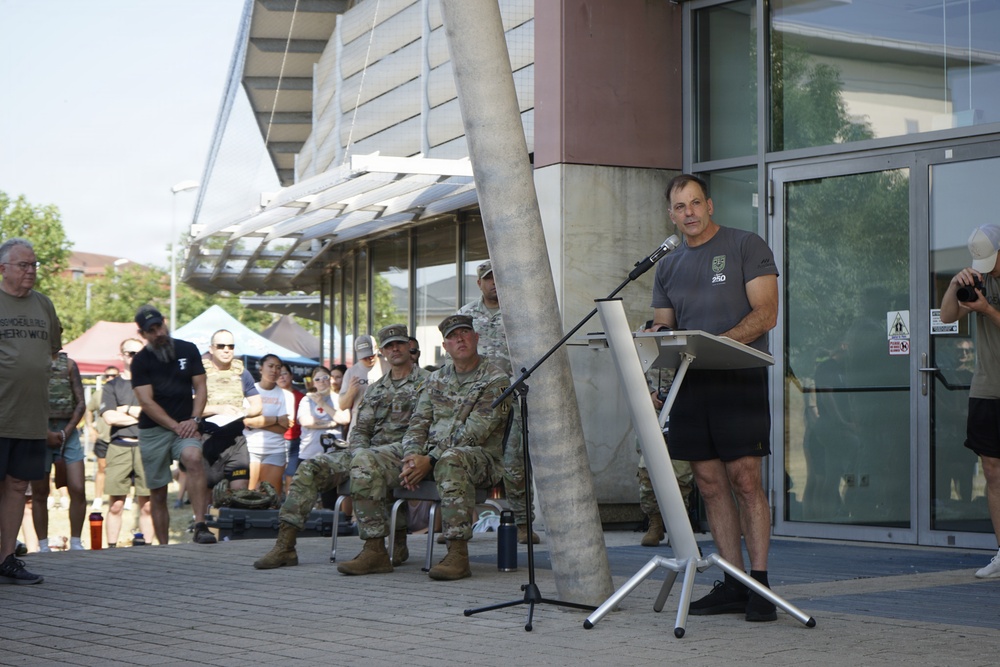 Honoring one of their own: Garrison Wiesbaden dedicates Fitness Center to MSG Michael B. Riley