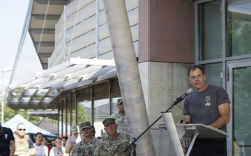 Honoring one of their own: Garrison Wiesbaden dedicates Fitness Center to MSG Michael B. Riley
