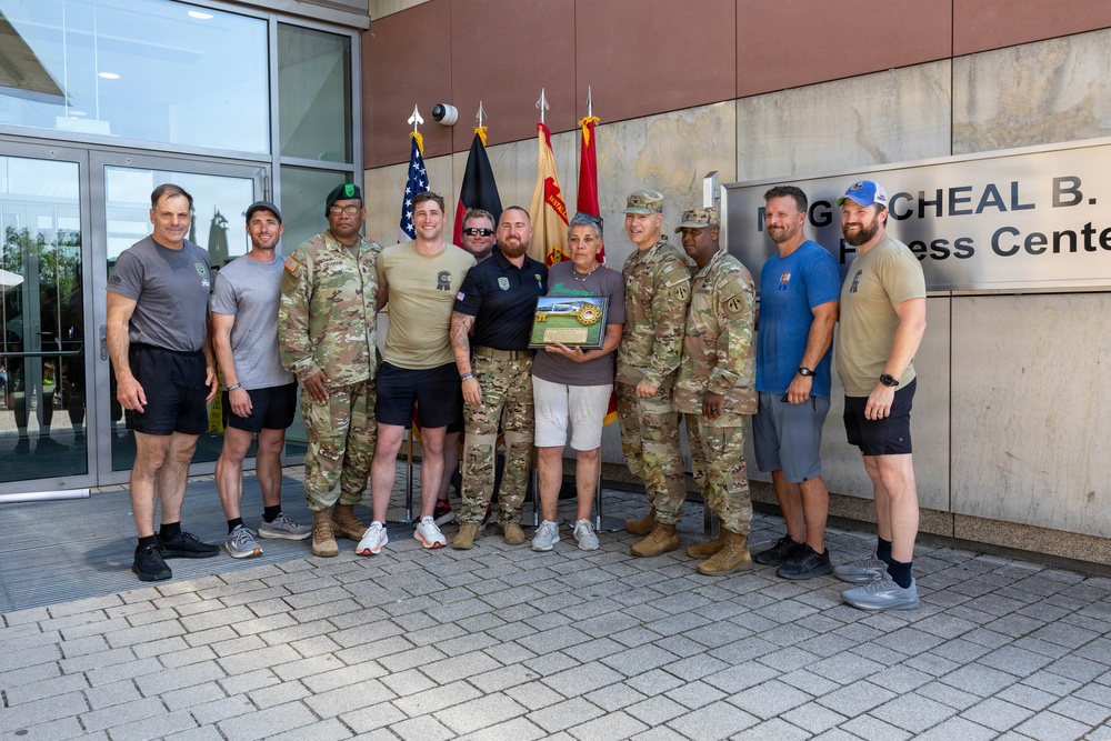 Honoring one of their own: Garrison Wiesbaden dedicates Fitness Center to MSG Michael B. Riley