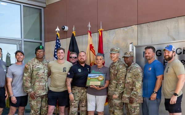 Honoring one of their own: Garrison Wiesbaden dedicates Fitness Center to MSG Michael B. Riley