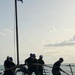 U.S. Sailors heave mooring lines aboard the littoral combat ship USS Billings (LCS 15) while getting underway from  Ponce, Puerto Rico, June 26, 2026.