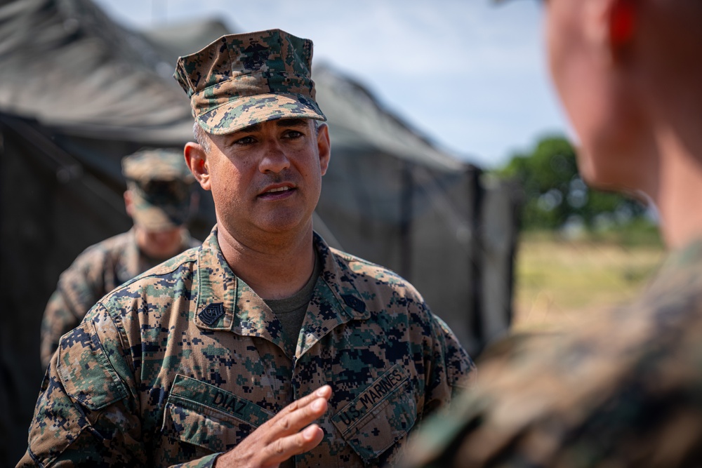 U.S. Marine Corps Maj. Gen. Raymond Adams observes combined arms live fire exercise during Sea Breeze 26