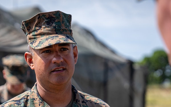 U.S. Marine Corps Maj. Gen. Raymond Adams observes combined arms live fire exercise during Sea Breeze 26