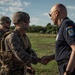 U.S. Marine Corps Maj. Gen. Raymond Adams observes combined arms live fire exercise during Sea Breeze 26