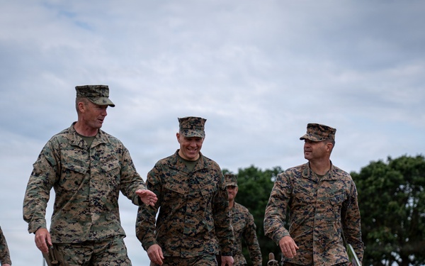 U.S. Marine Corps Maj. Gen. Raymond Adams observes combined arms live fire exercise during Sea Breeze 26
