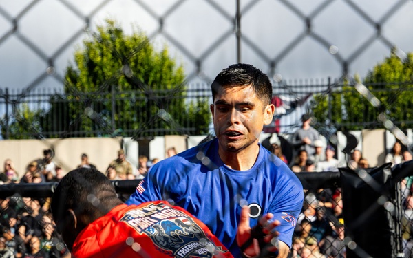 Soldiers compete during JBLM Fight Night as part of Freedom Fest 2026