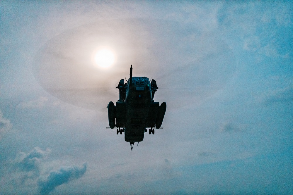 11th MEU Sailors Conduct Flight Operations Aboard USS Portland