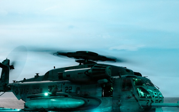 11th MEU Sailors Conduct Flight Operations Aboard USS Portland