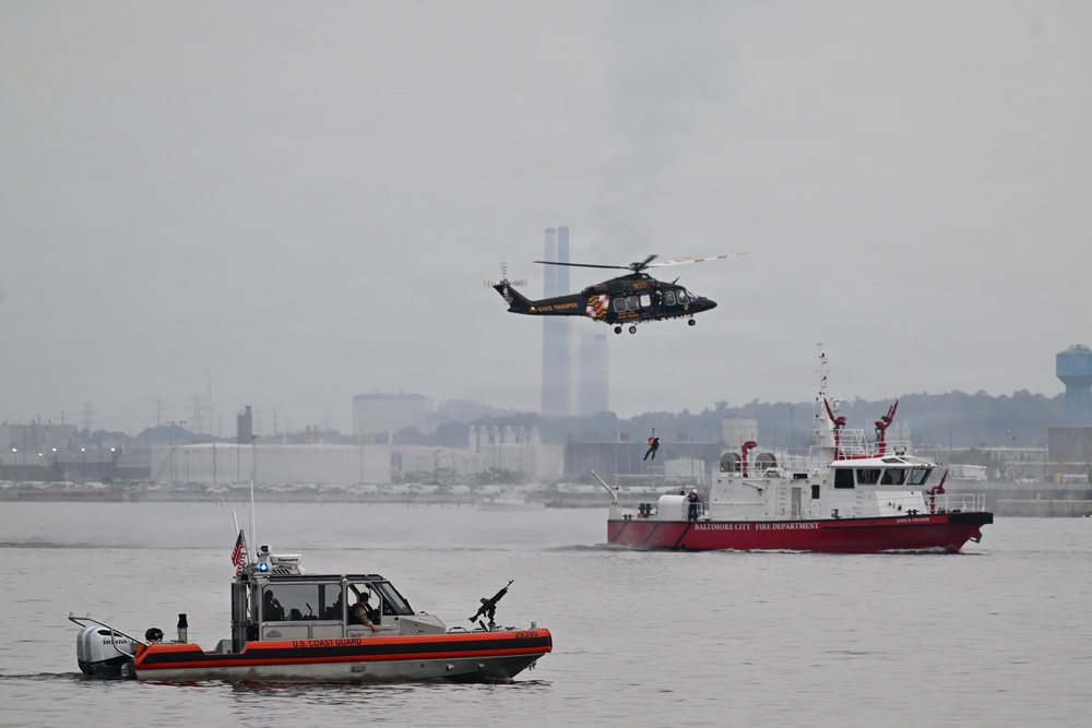 Coast Guard and Partner Agencies Support Sail 250 in Baltimore