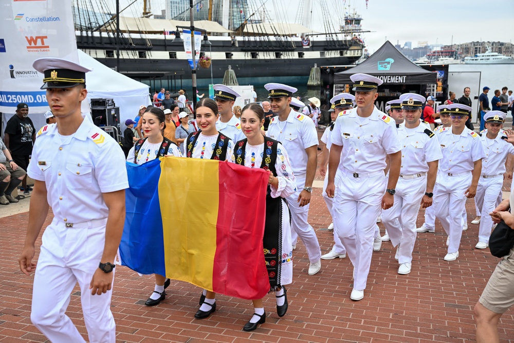 Parade of Nations at SAIL250
