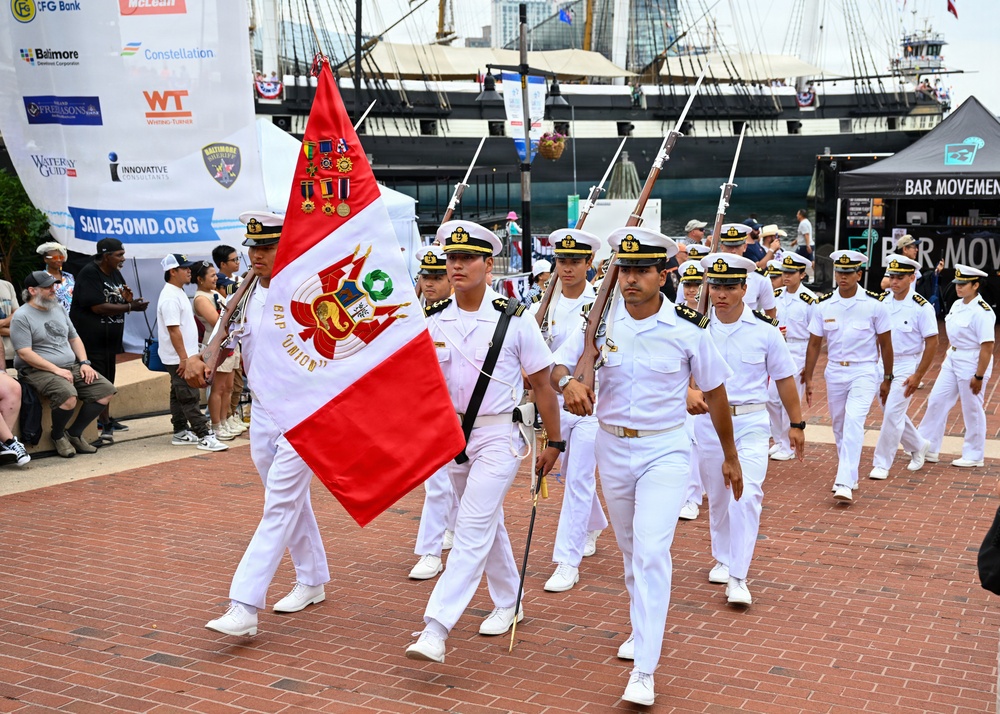 Parade of Nations at SAIL250