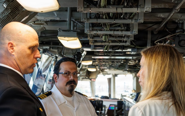 USS Mount Whitney Hosts Key Leader Engagment in Klaipeda, Lithuania