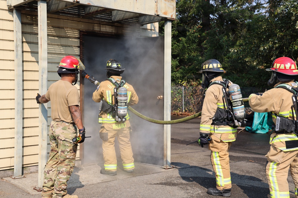446 CES Conducts Firefighter Training