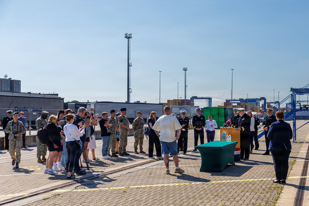 USS Mount Whitney Hosts Key Leader Engagment in Klaipeda, Lithuania