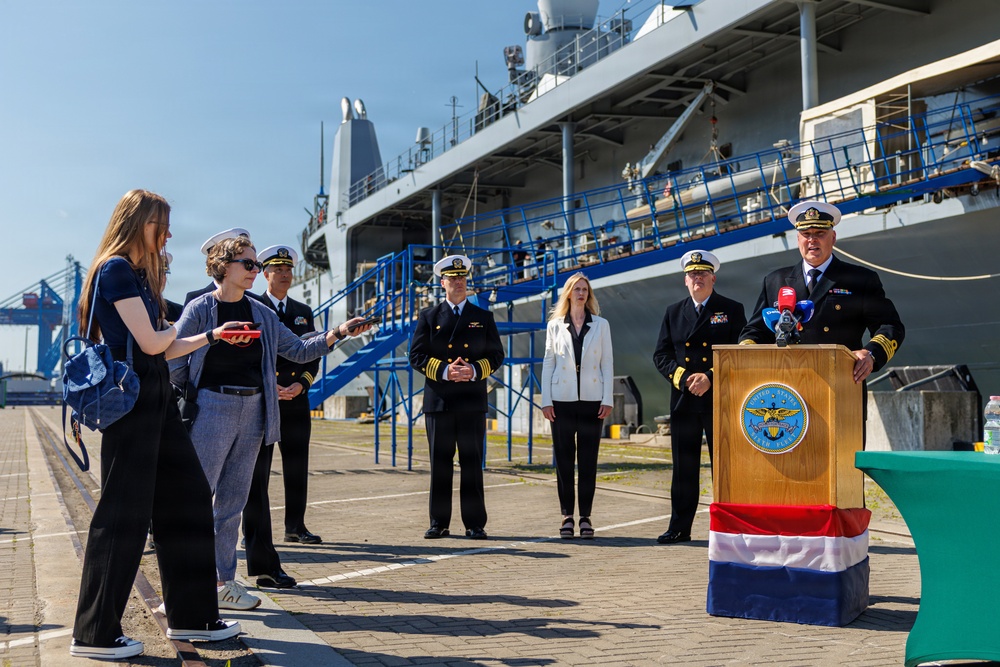 USS Mount Whitney Hosts Key Leader Engagment in Klaipeda, Lithuania