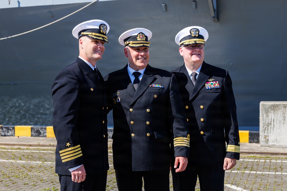 USS Mount Whitney Hosts Key Leader Engagment in Klaipeda, Lithuania